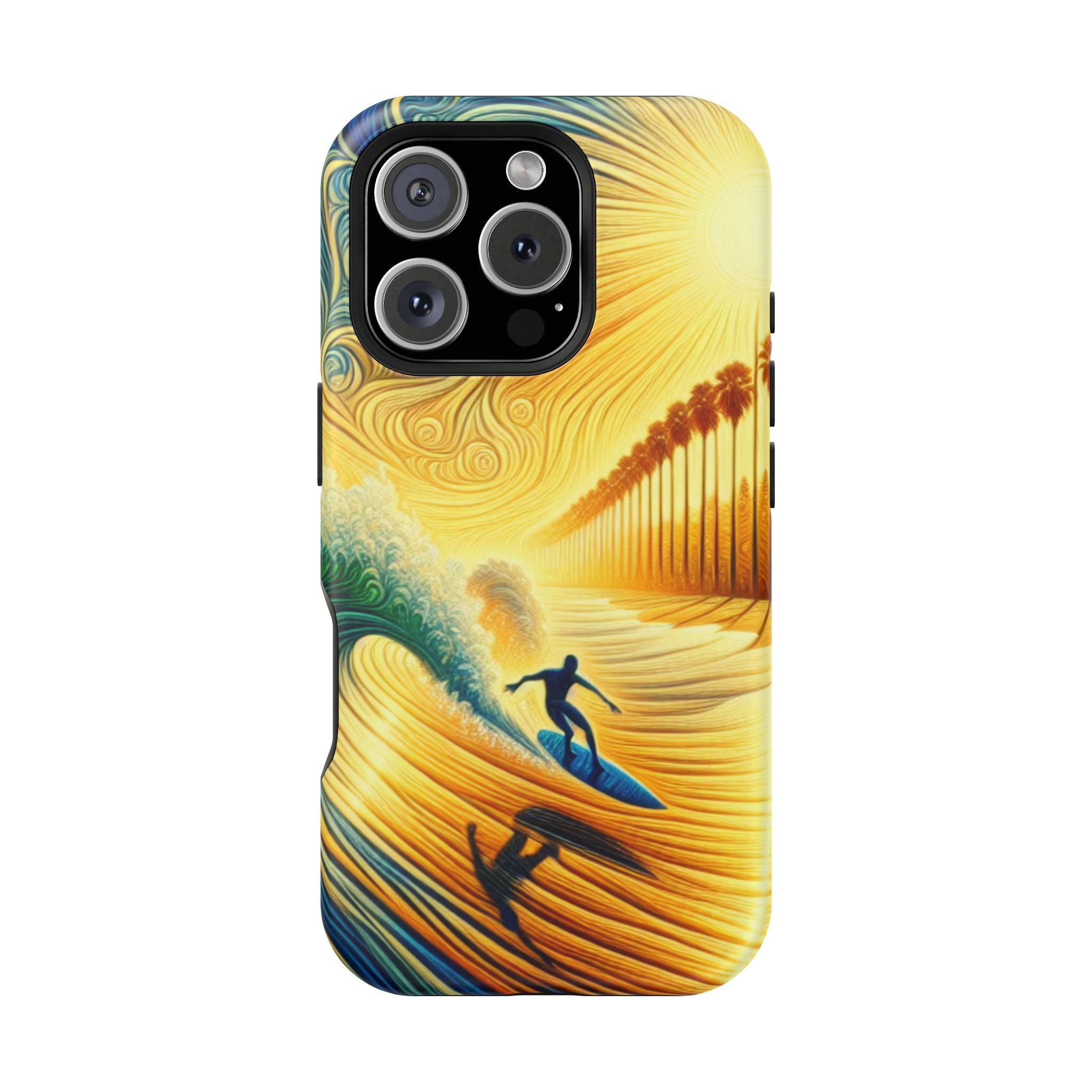 Surfing Impact Resistant Phone Case - Ocean Vibes, Phone Cover for Surfers, Beach Lovers