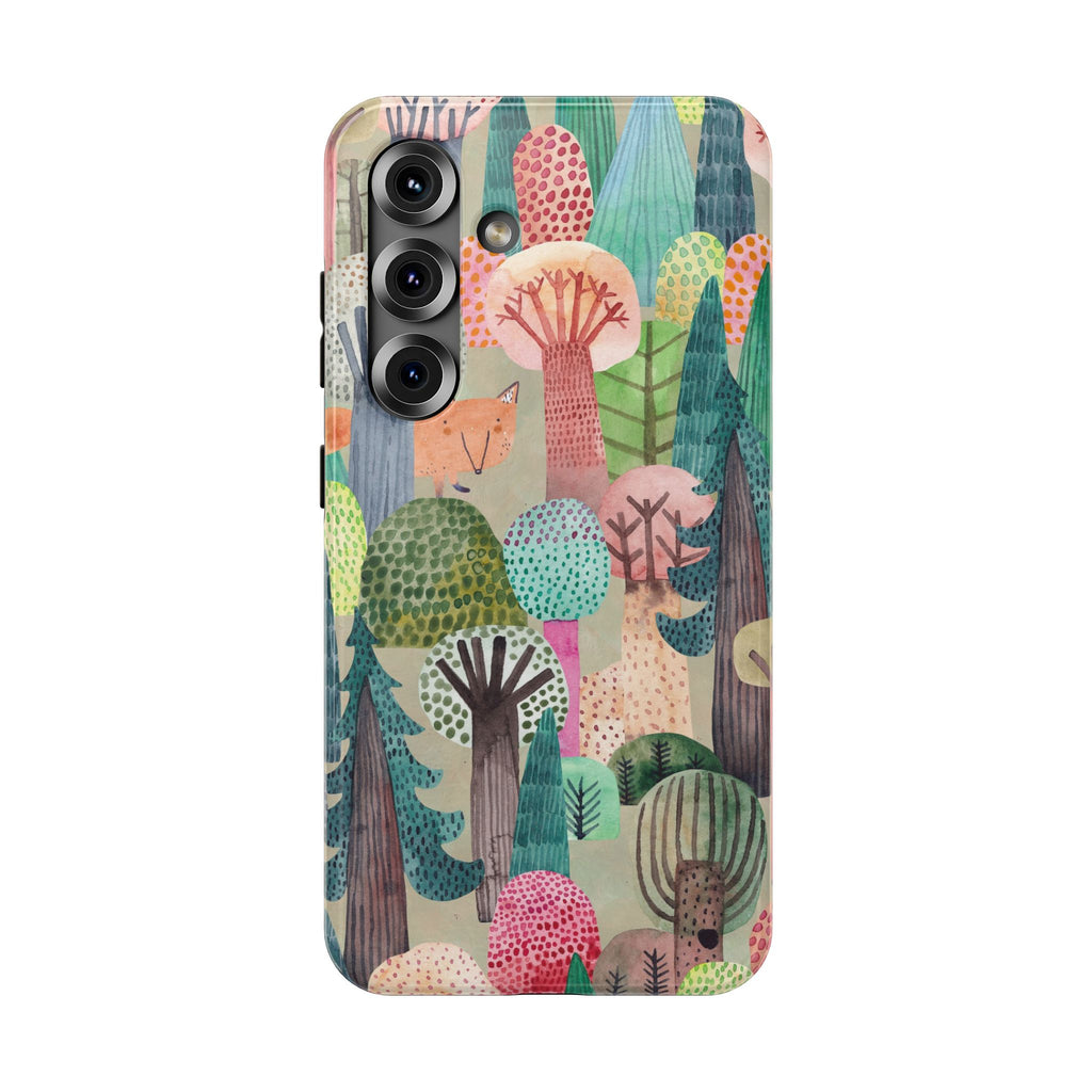 Whimsical Forest Fox Impact Phone Case