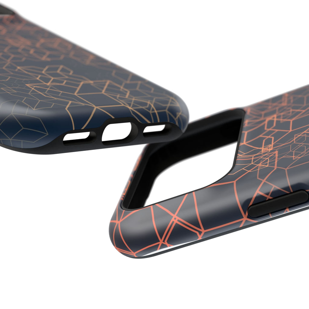 Geometric Pattern Phone Case, Durable Impact-Resistant