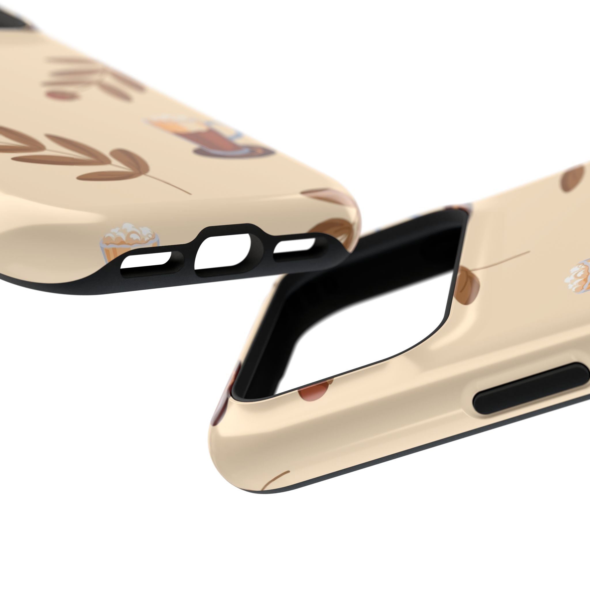 Stylish Coffee Phone Case, Impact-Resistant
