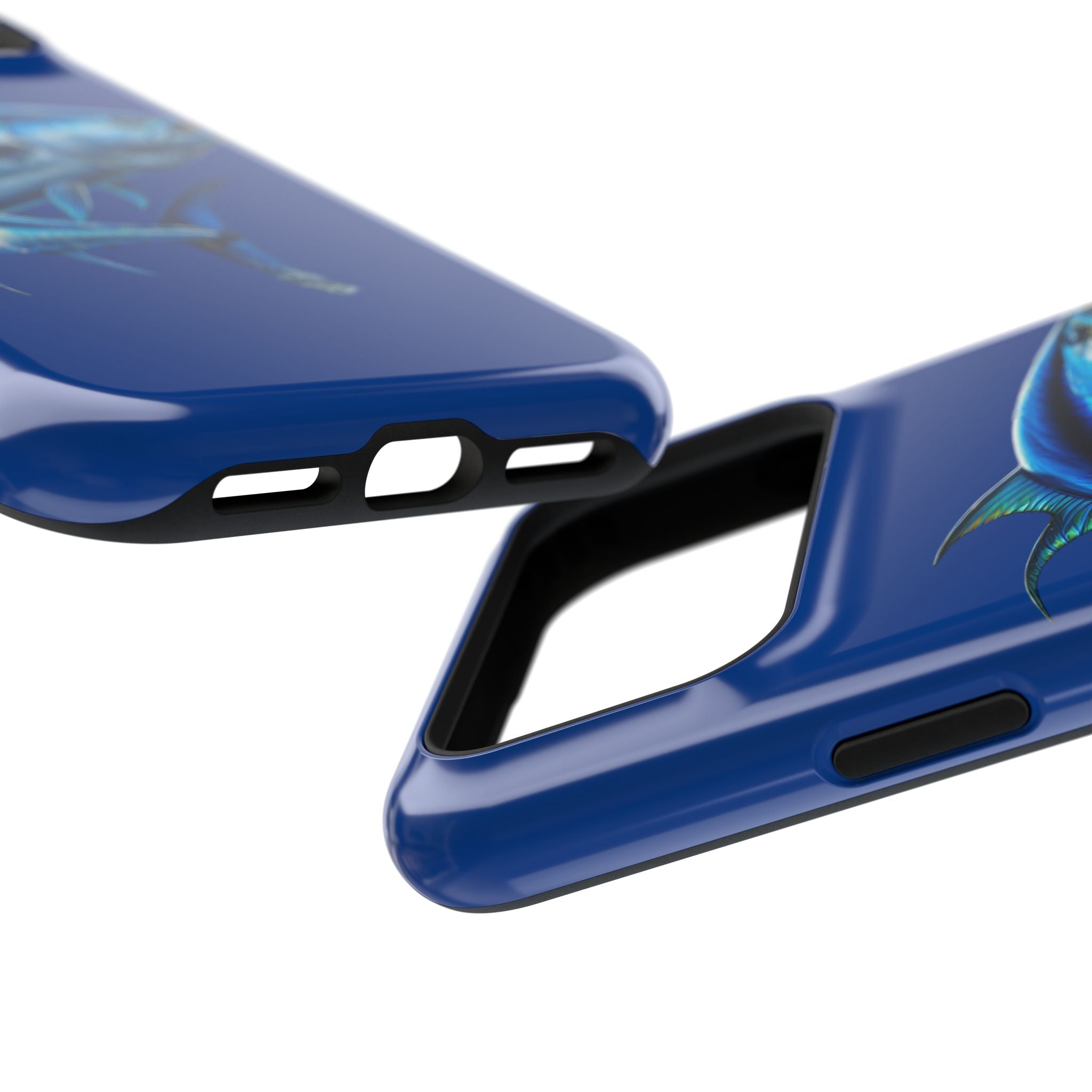 Impact Resistant Phone Case - Blue Fin
