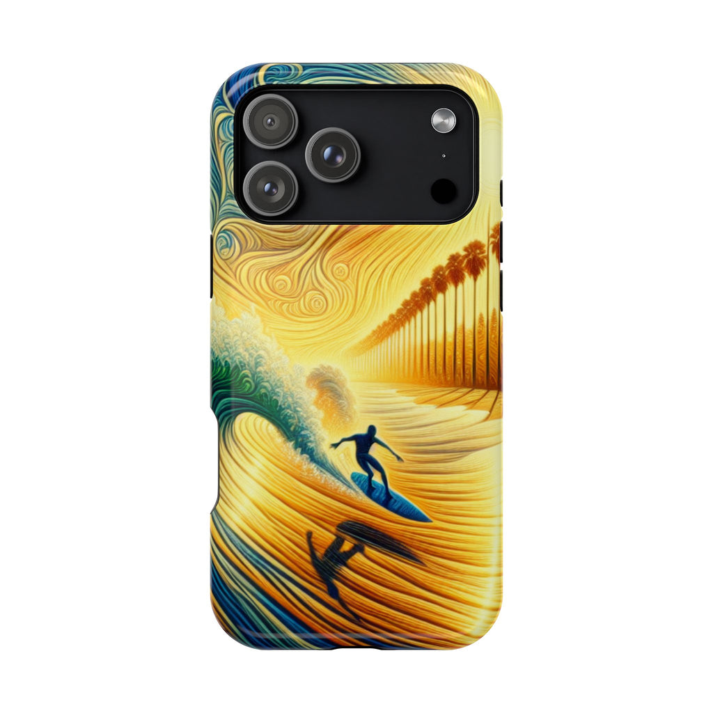 Surfer Sunrise Impact-Resistant Phone Case