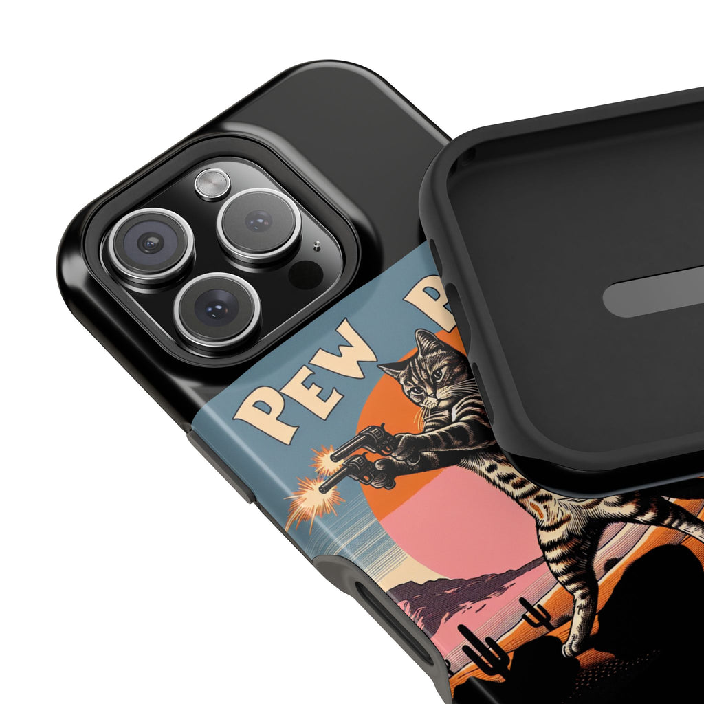Impact Resistant Phone Case - Pew Pew Kitty