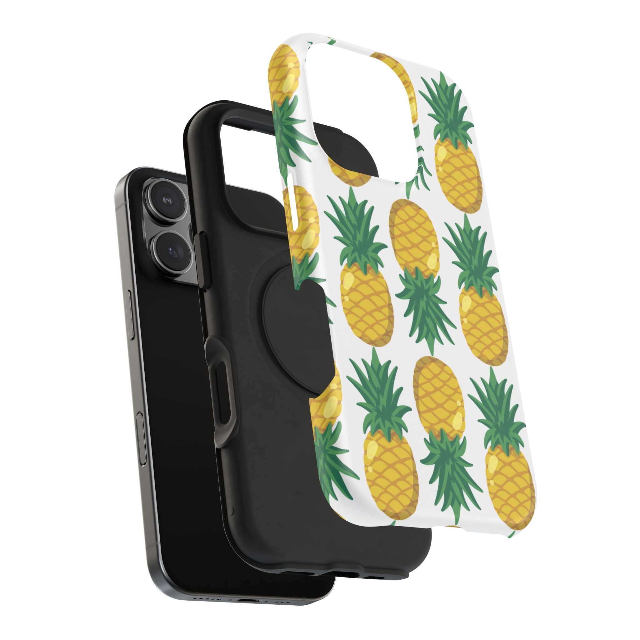 Pineapple Print Phone Case - Impact-Resistant