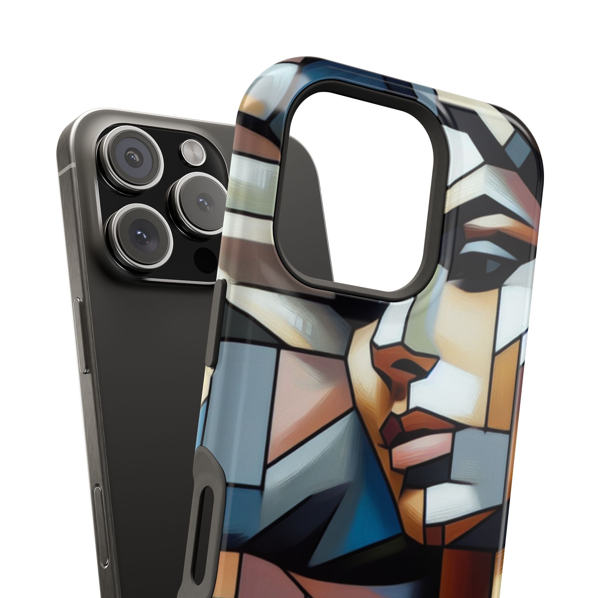 Impact Resistant Case - Woman Abstract Design