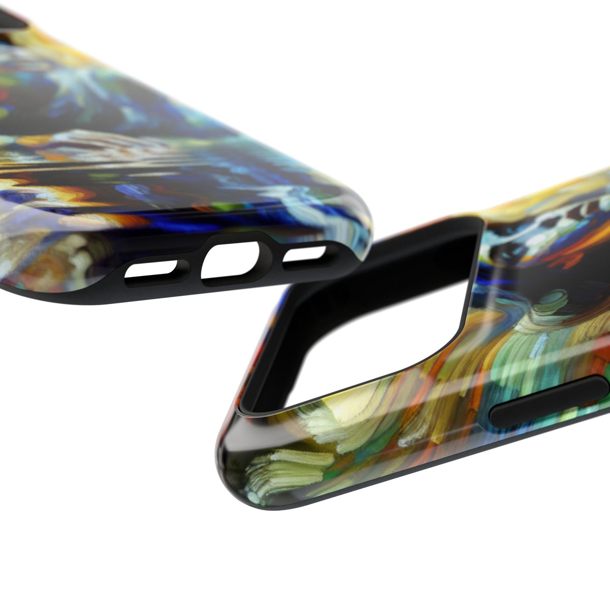 Impact-Resistant Phone Case — Colorful Surreal Mermaid Art