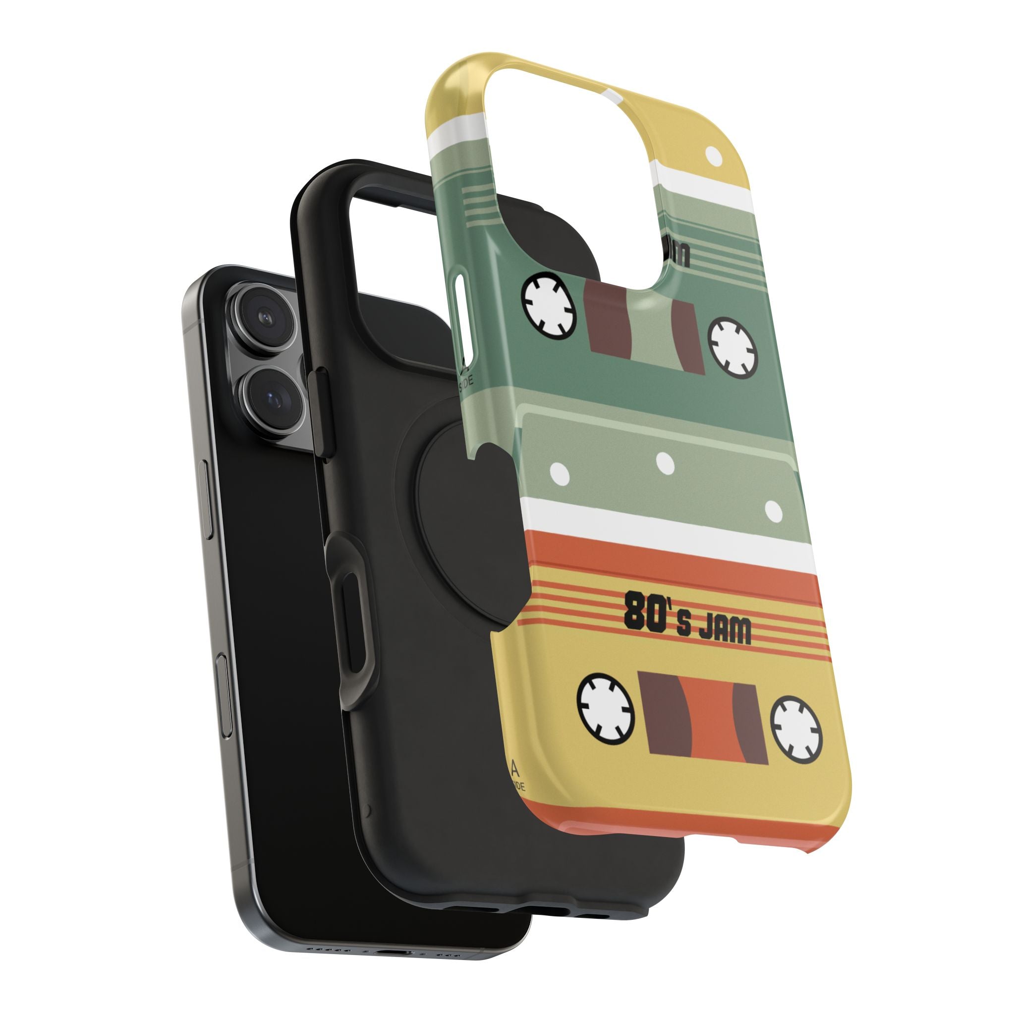 Phone Case - Retro Cassette Tape Impact Resistant