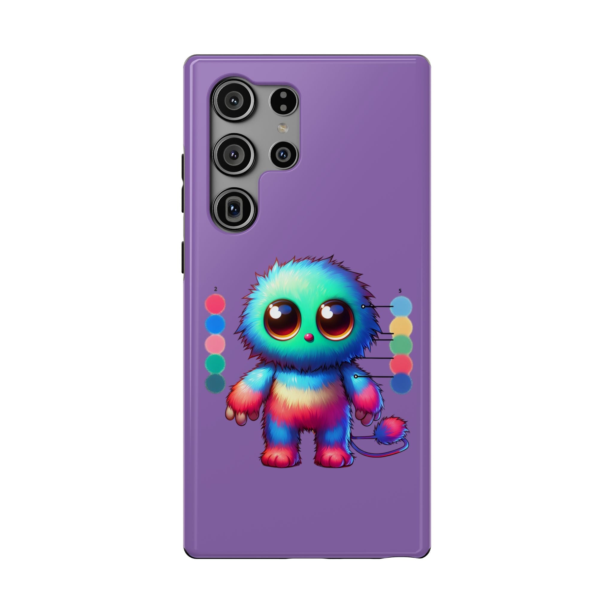 Colorful Cute Monster Impact Resistant Phone Case