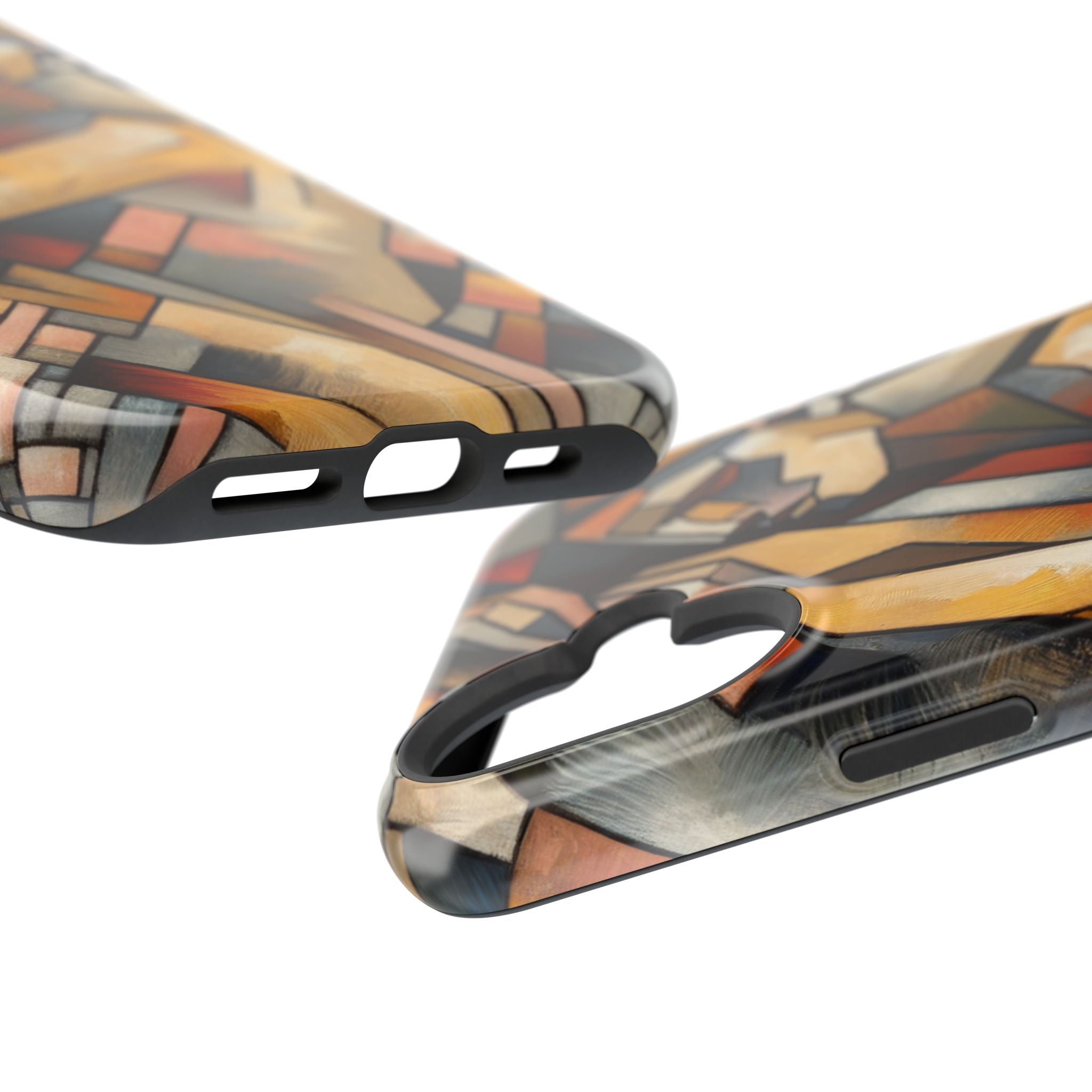 Impact Resistant Phone Case - Woman Abstract Design