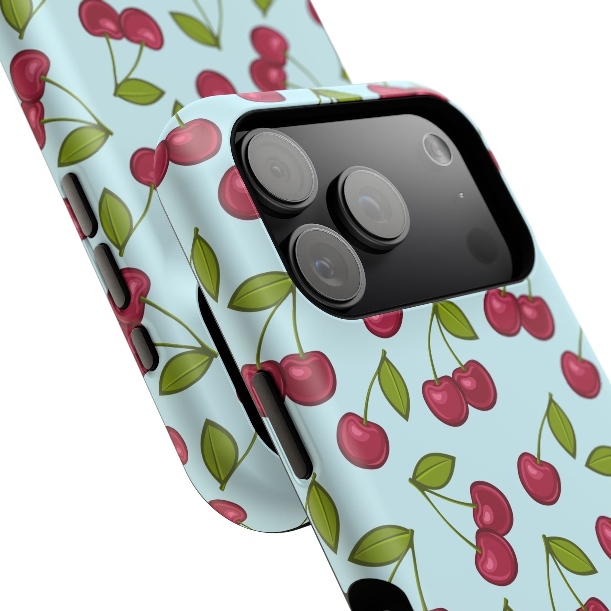 Cherry Pattern Phone Case, Cute Cherry