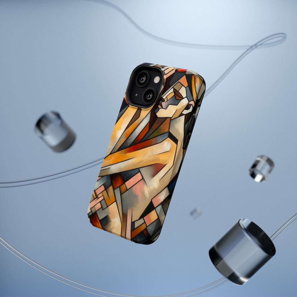 Impact Resistant Phone Case - Woman Abstract Design