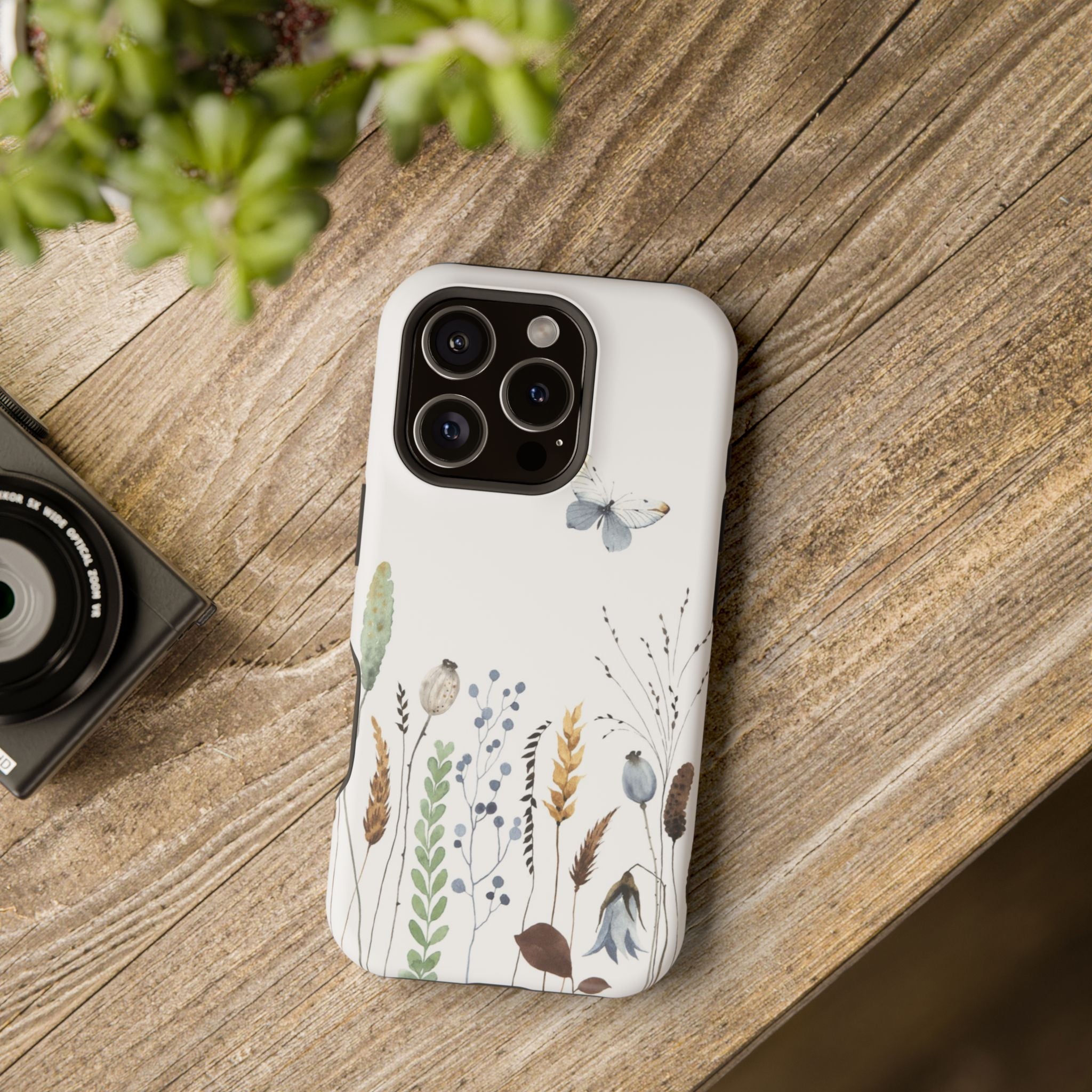 Floral Impact-Resistant Phone Case