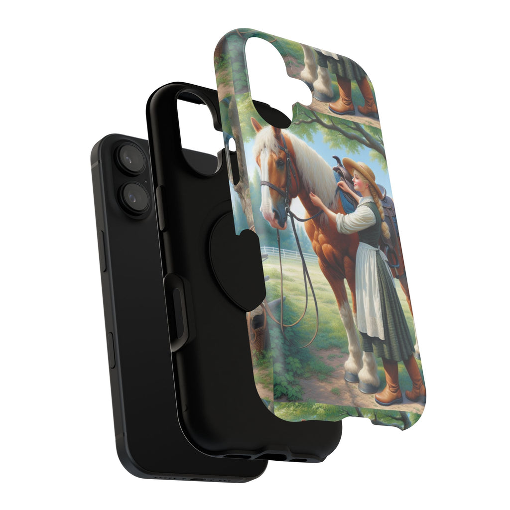 Classic Horse Care Impact Resistant Phone Case