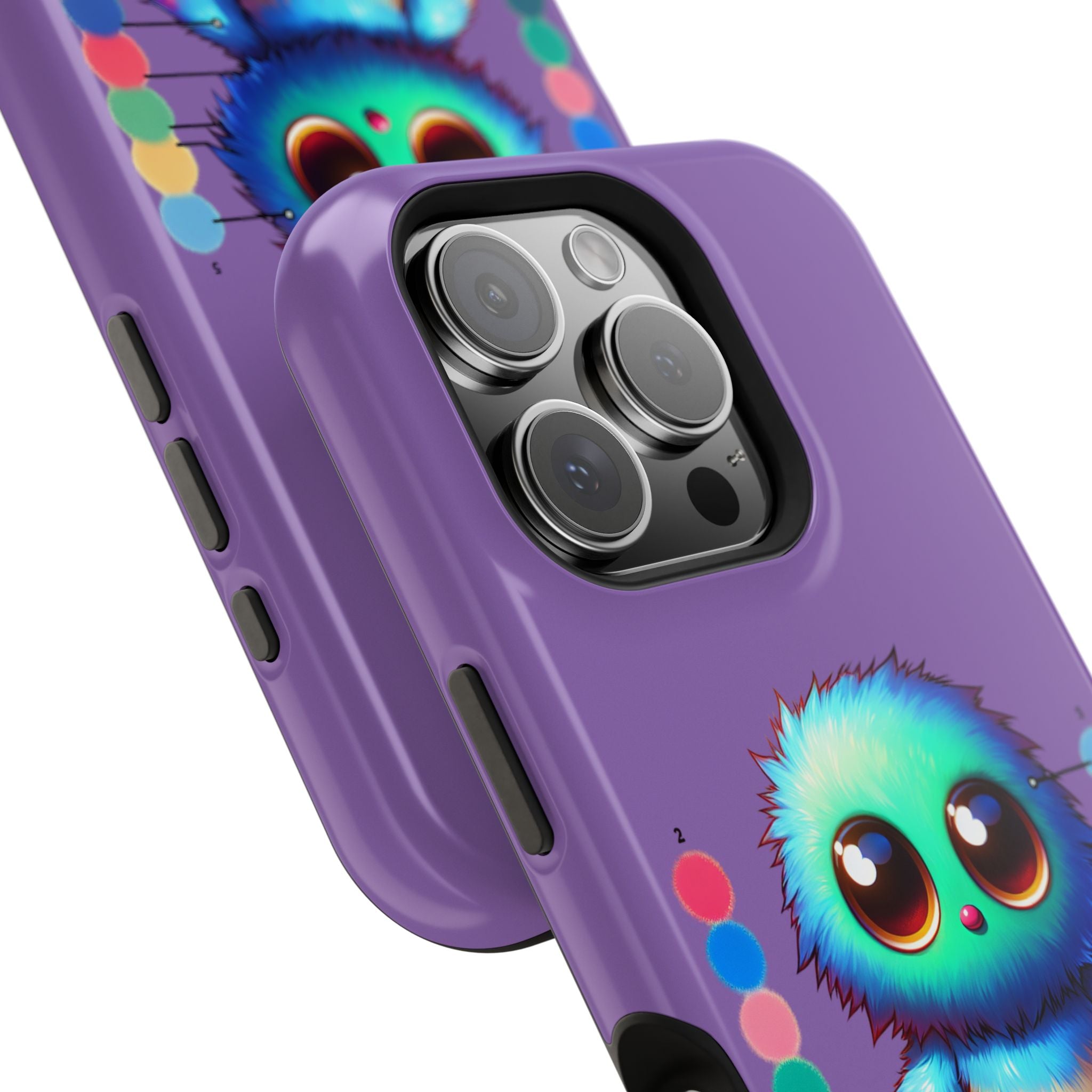 Colorful Cute Monster Impact Resistant Phone Case