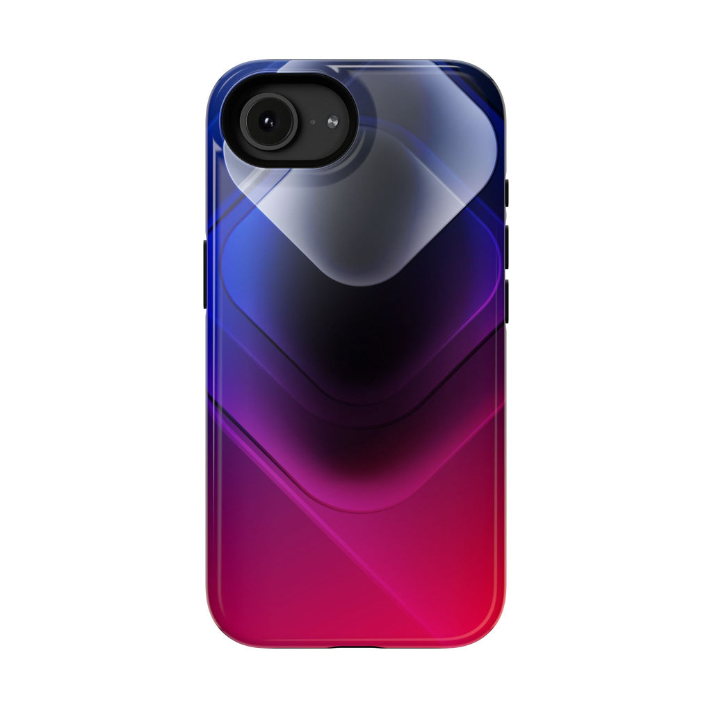 Impact-Resistant Phone Case — Gradient Blue to Magenta Protective Cover