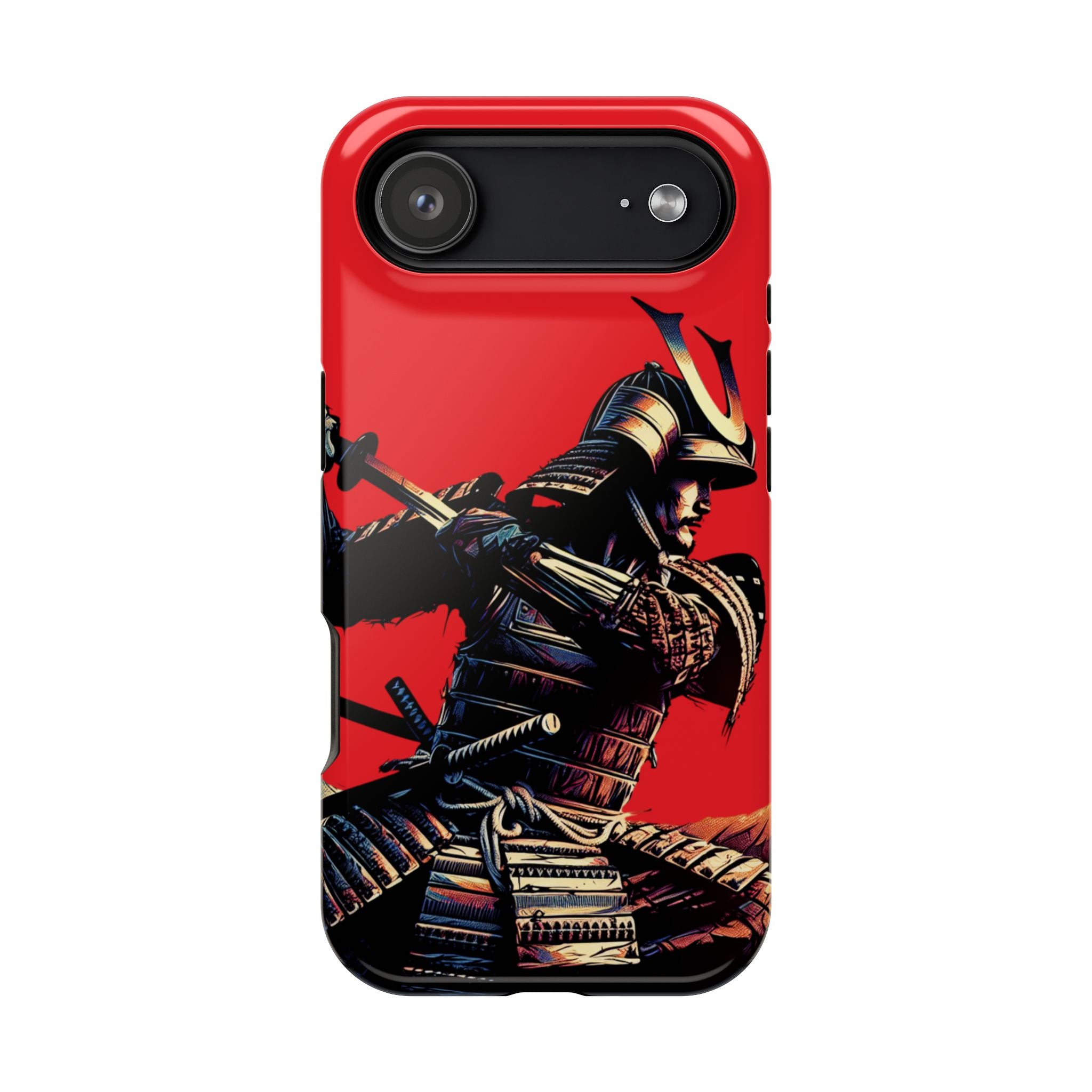 Impact Resistant Phone Case - Samurai Red Warrior
