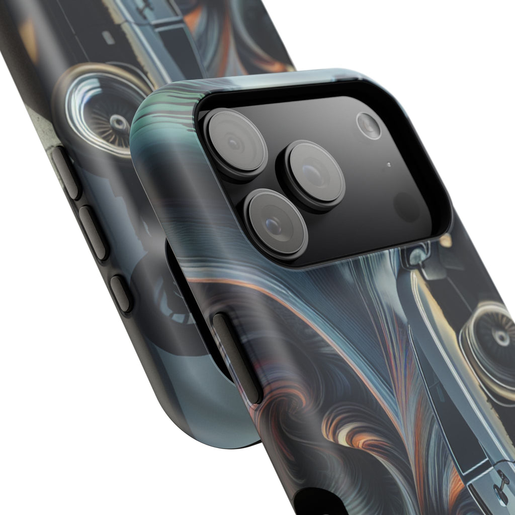 Vintage Muscle Car Phone Case — Retro Racing Art Impact-Resistant Case
