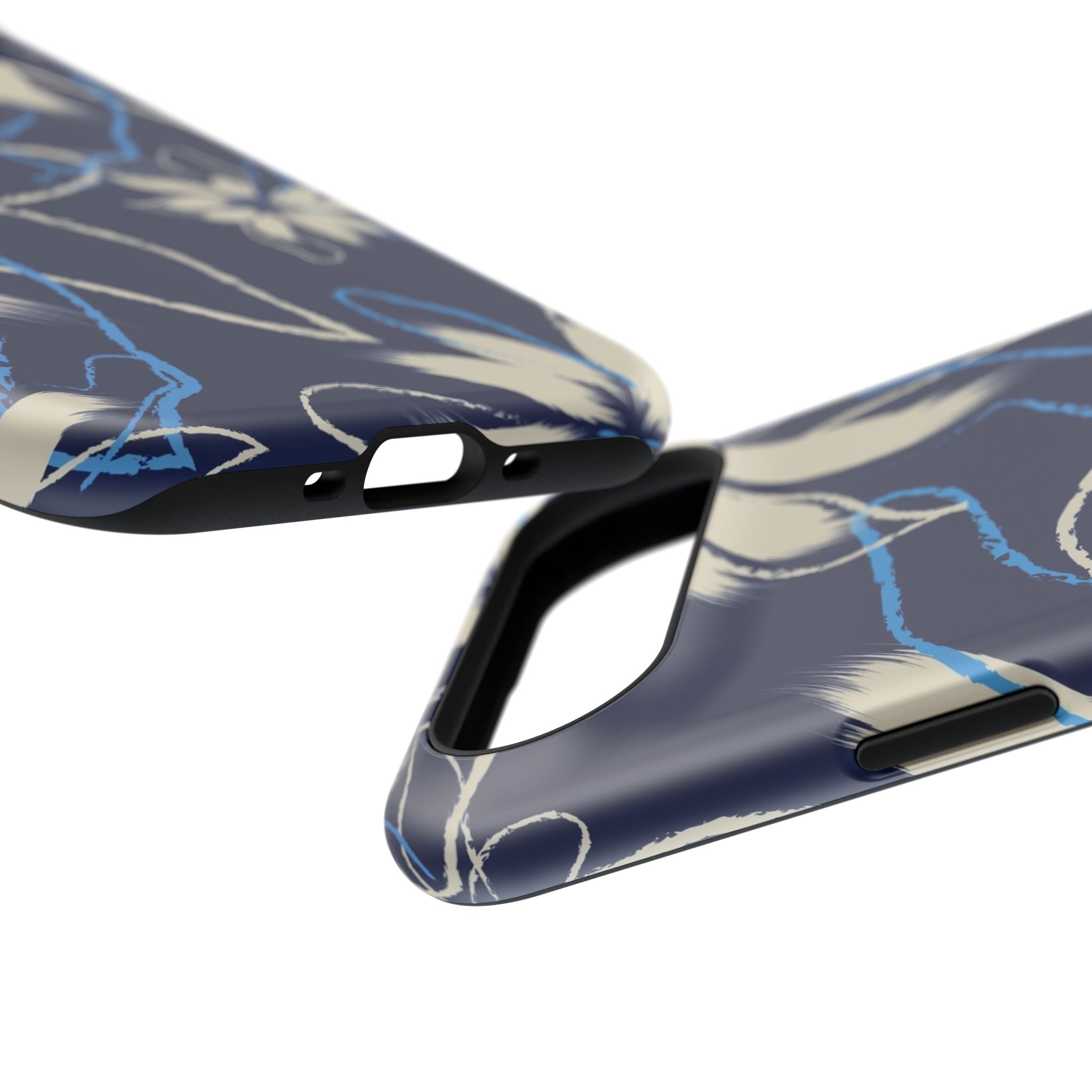 Floral Impact-Resistant Phone Case, Durable