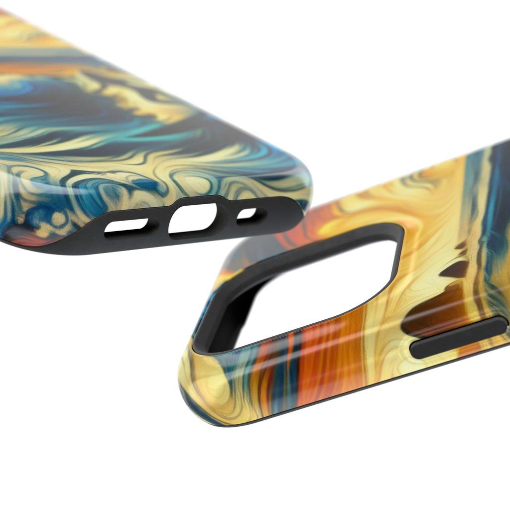 Impact Resistant Phone Case - Surfing Ocean Waves Design, Coastal Decor Gift