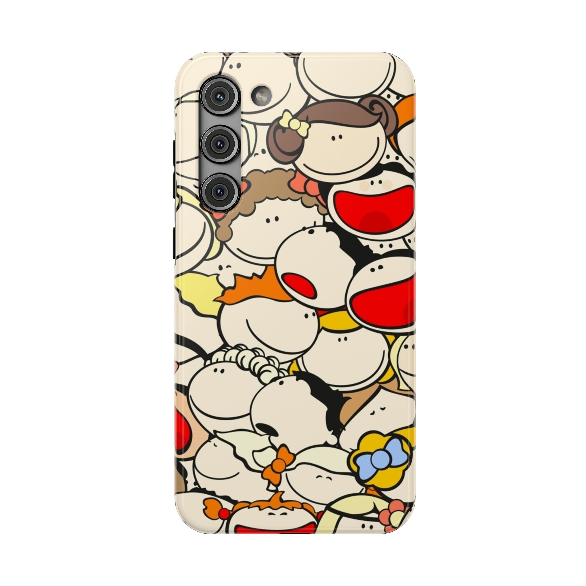 Cartoon Faces Impact-Resistant Phone Case