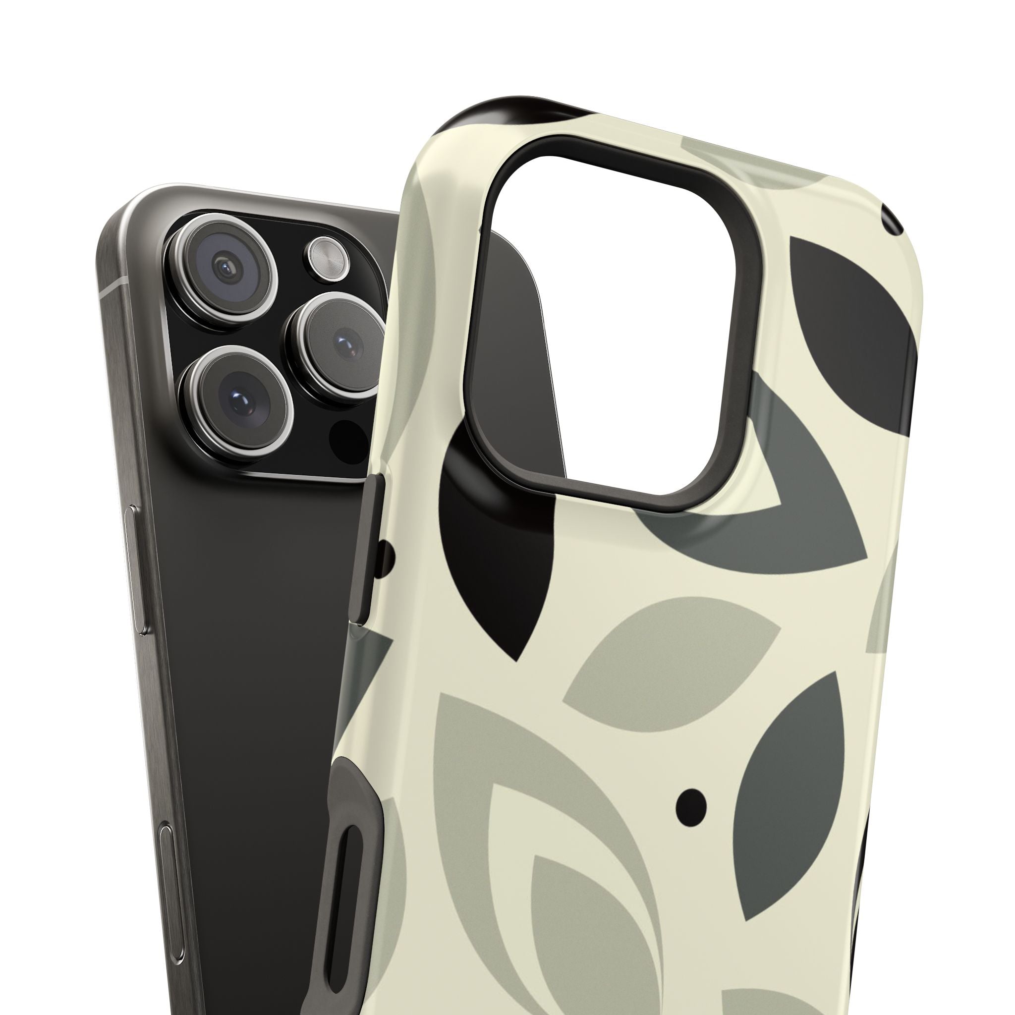 Modern Leaf Impact-Resistant Phone Cases