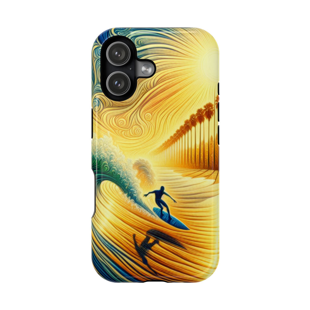 Surfer Sunrise Impact-Resistant Phone Case