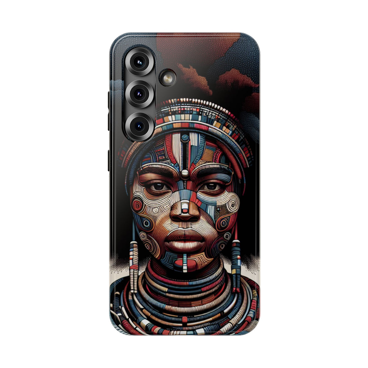 Cultural Art Impact Resistant Phone Case for iPhone/Samsung