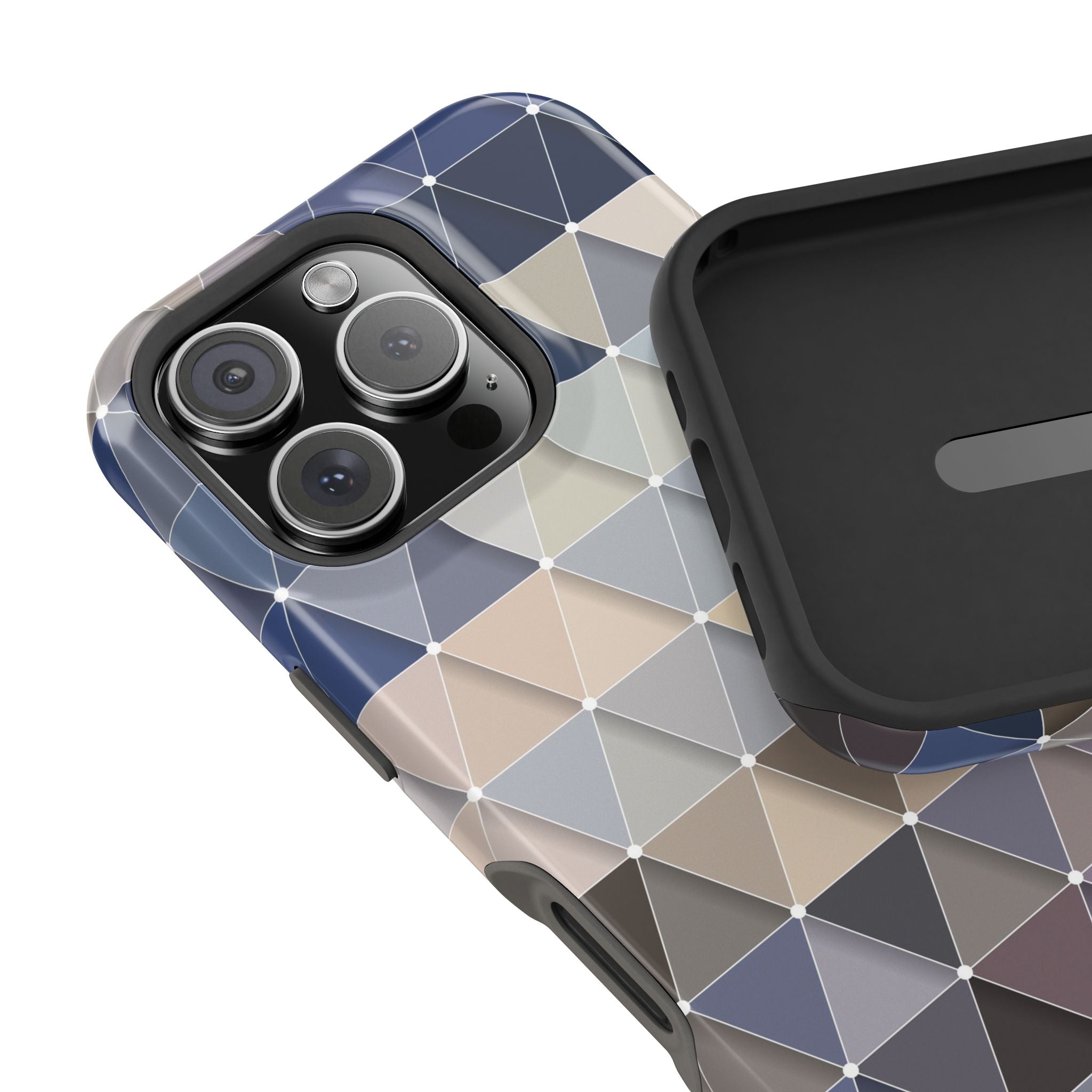 Geometric Phone Case - Stylish Impact-Resistant