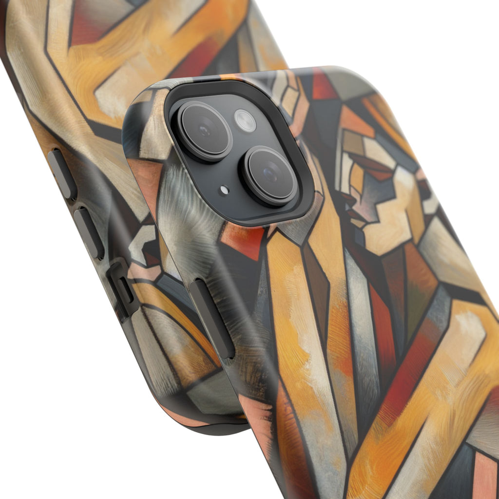Impact Resistant Phone Case - Woman Abstract Design