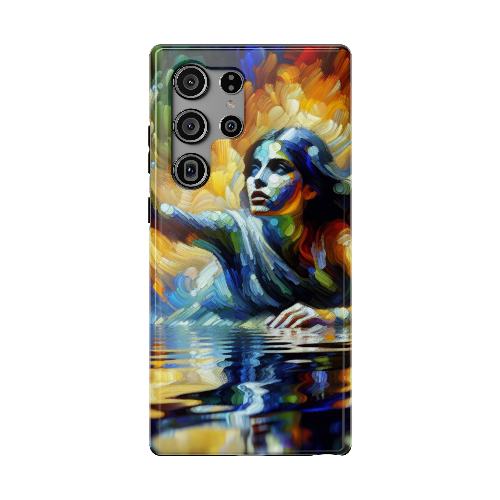 Abstract Woman Impact Resistant Phone Tough Case