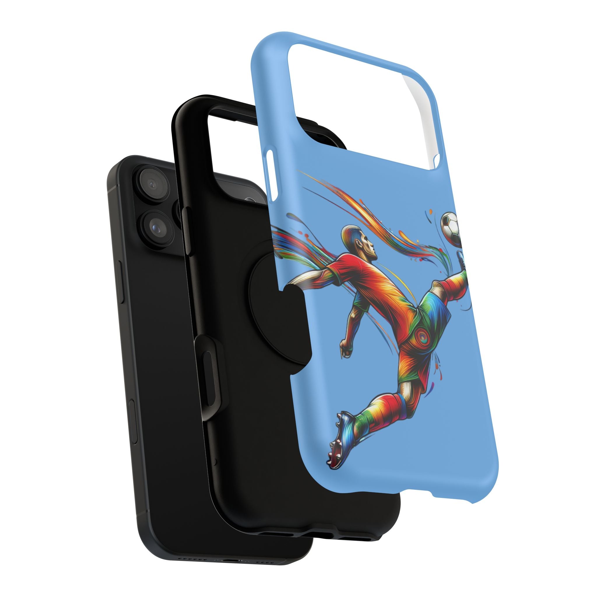 Soccer Art Impact Resistant Phone Case
