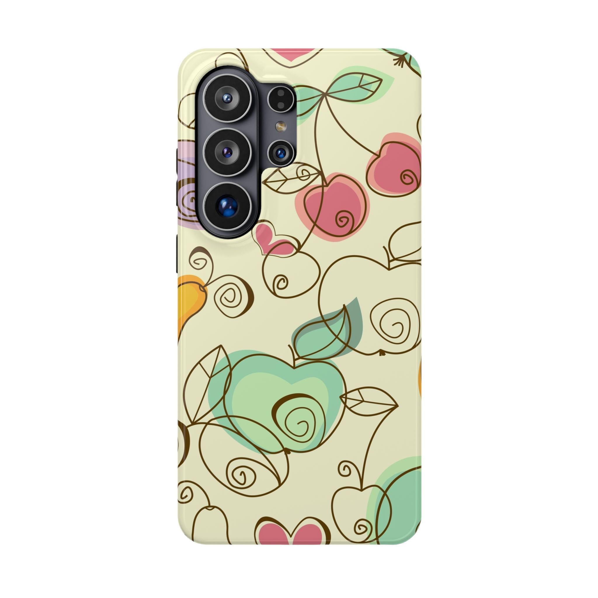 Colorful Floral Phone Case, Impact-Resistant