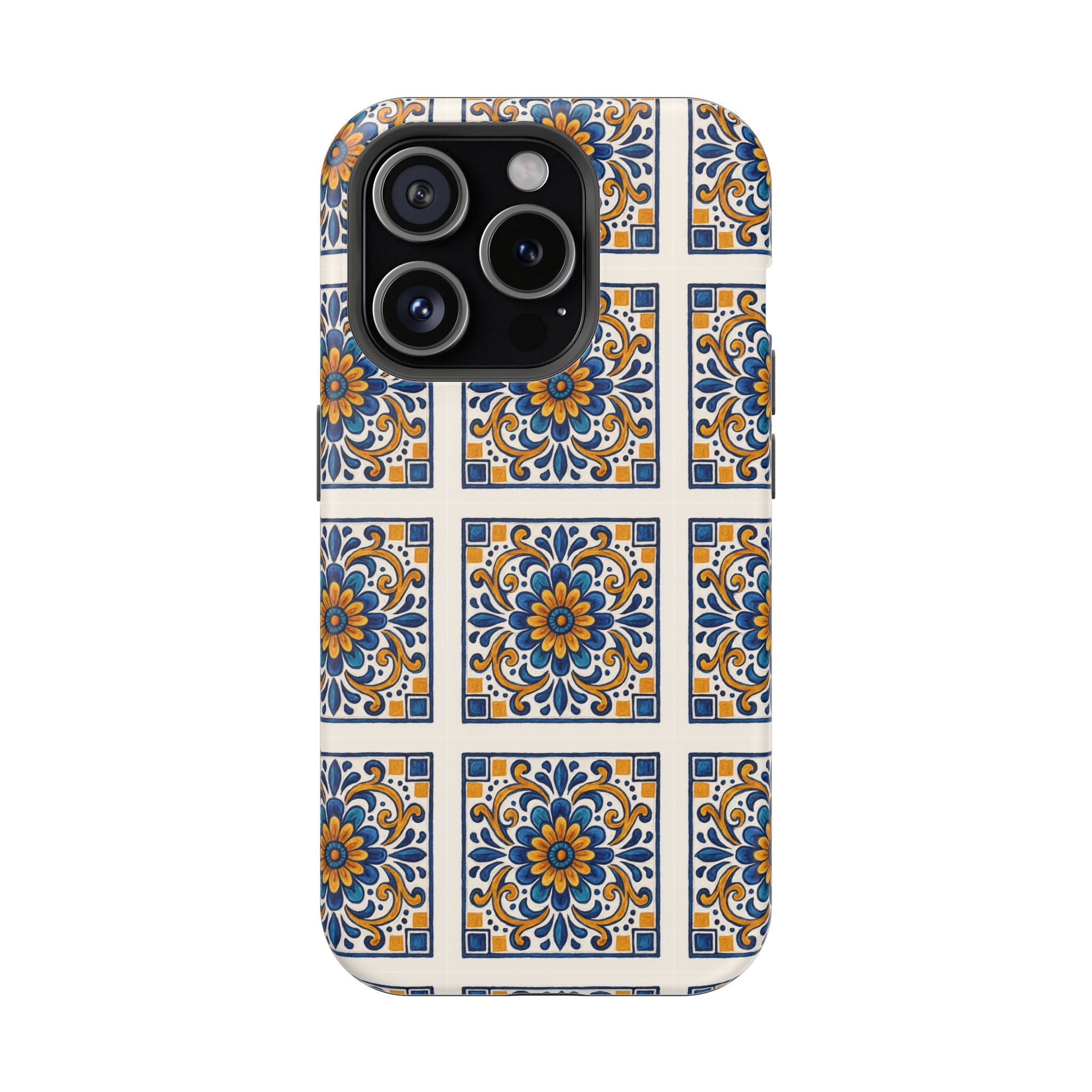 Colorful Floral Phone Case, Durable Impact-Resistant
