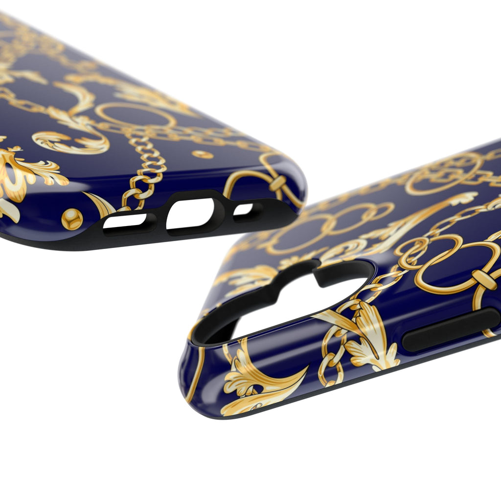 Golden Chain Impact-Resistant Phone Case