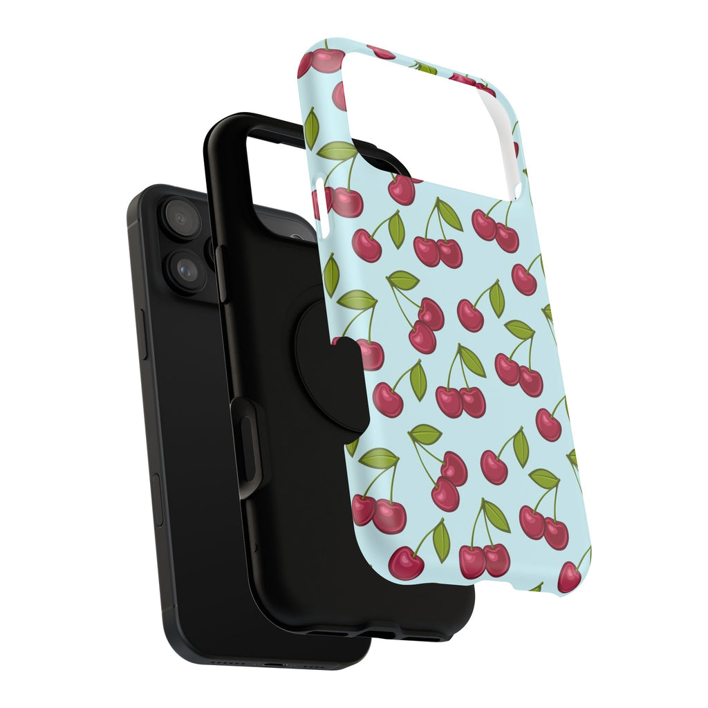 Cherry Pattern Phone Case, Cute Cherry