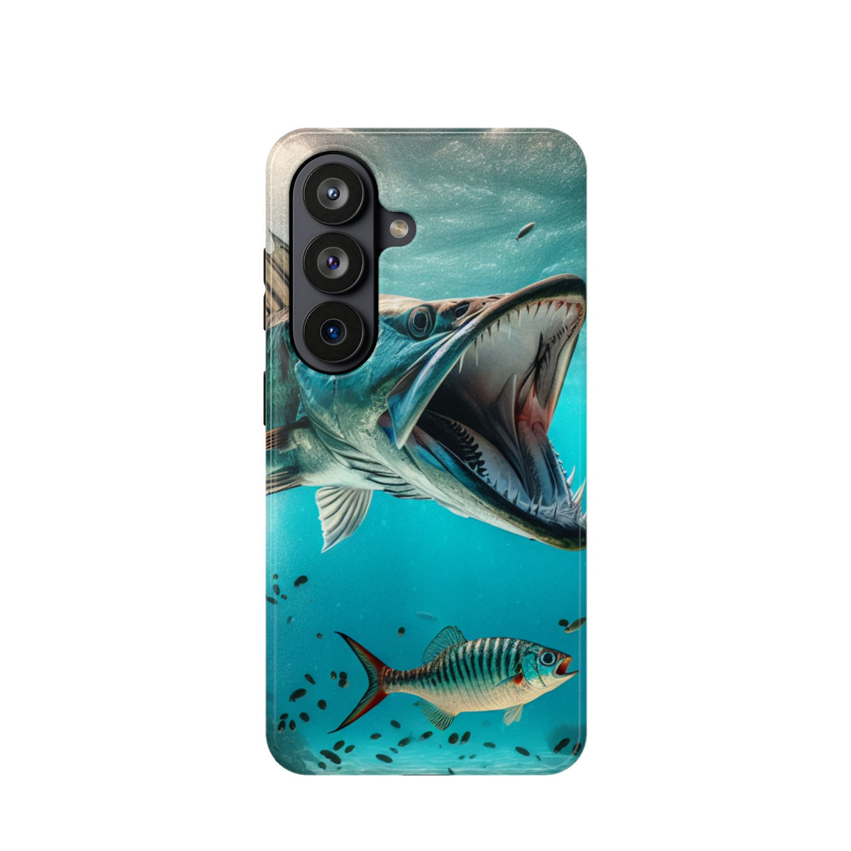 Phone Case — Realistic Barracuda Underwater Impact-Resistant Phone Case