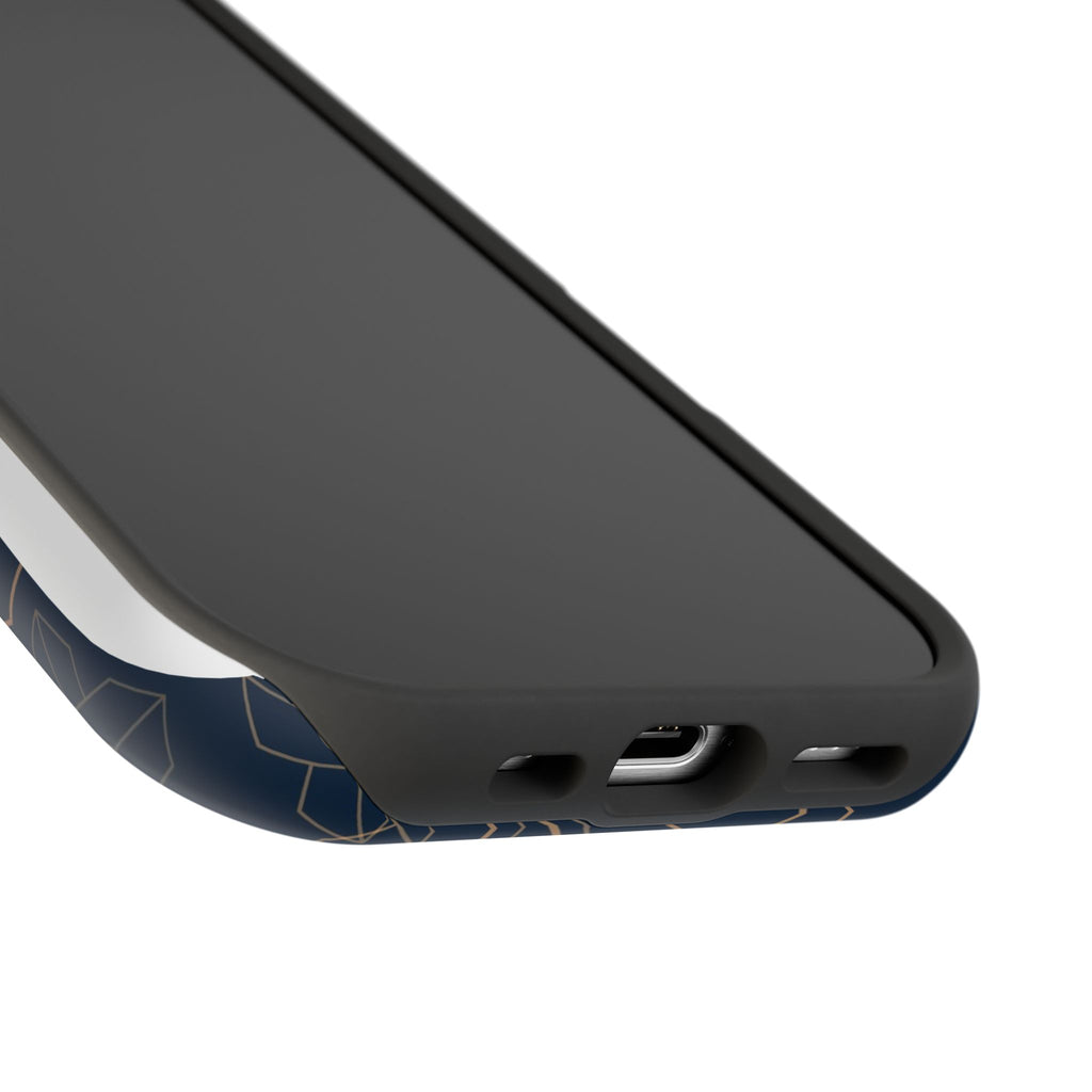 Geometric Pattern Phone Case, Durable Impact-Resistant