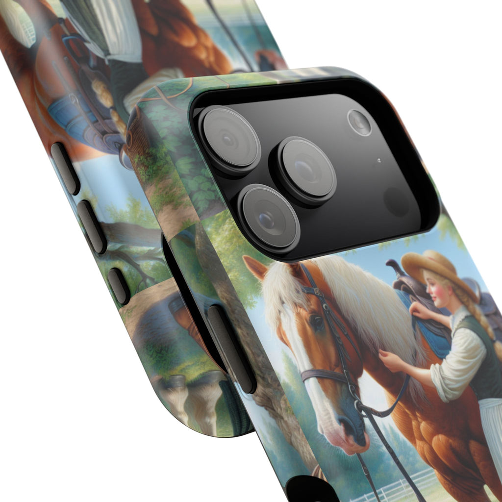 Classic Horse Care Impact Resistant Phone Case