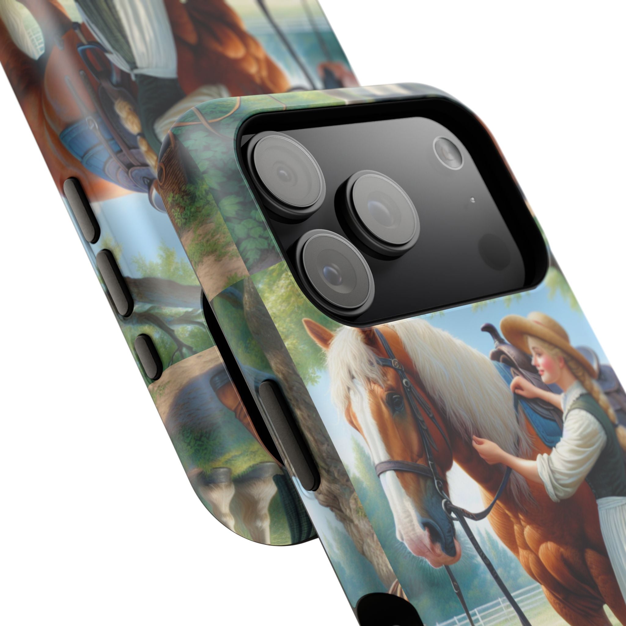 Classic Horse Care Impact Resistant Phone Case