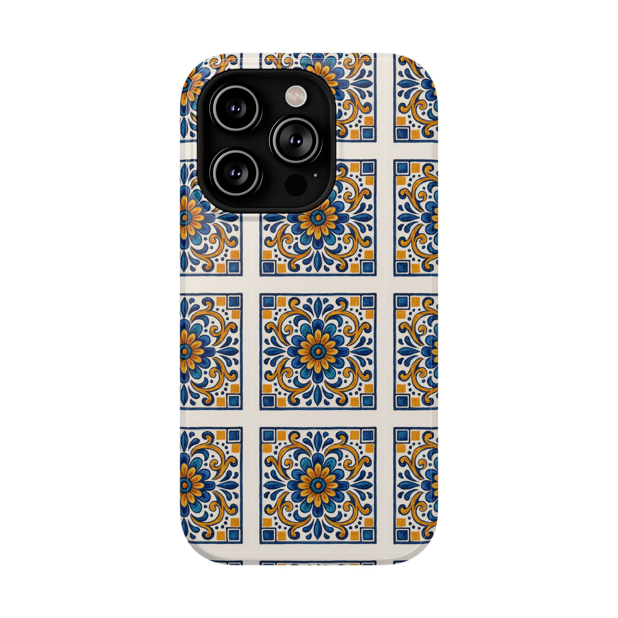 Colorful Floral Phone Case, Durable Impact-Resistant