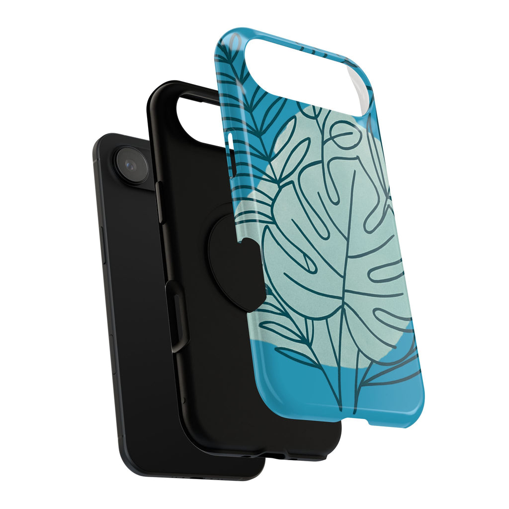 Tropical Floral Phone Case, Impact-Resistant