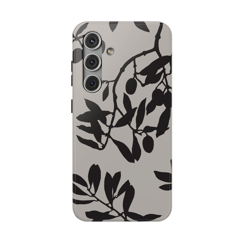 Floral Silhouette Impact-Resistant Phone Case