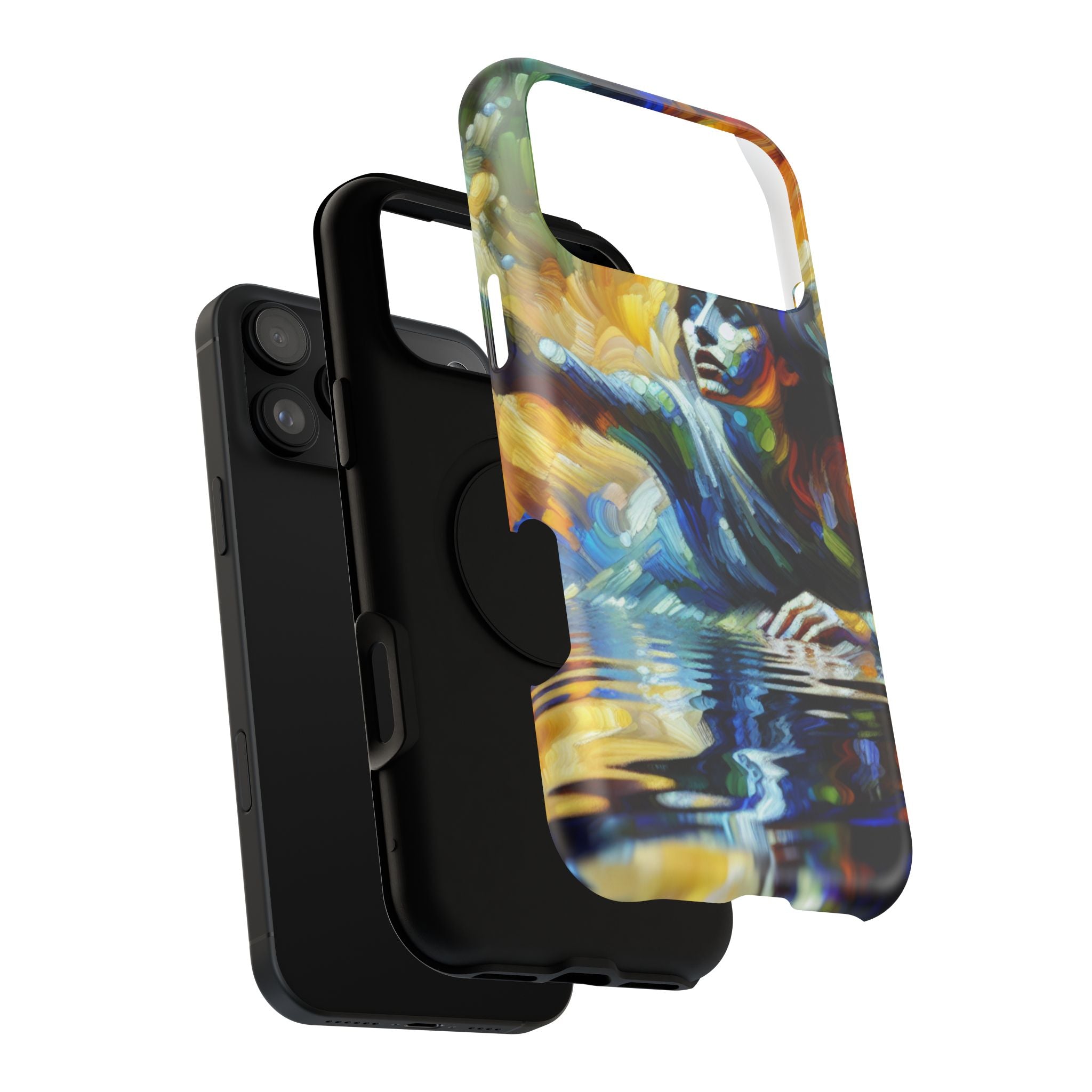 Abstract Woman Impact Resistant Phone Tough Case