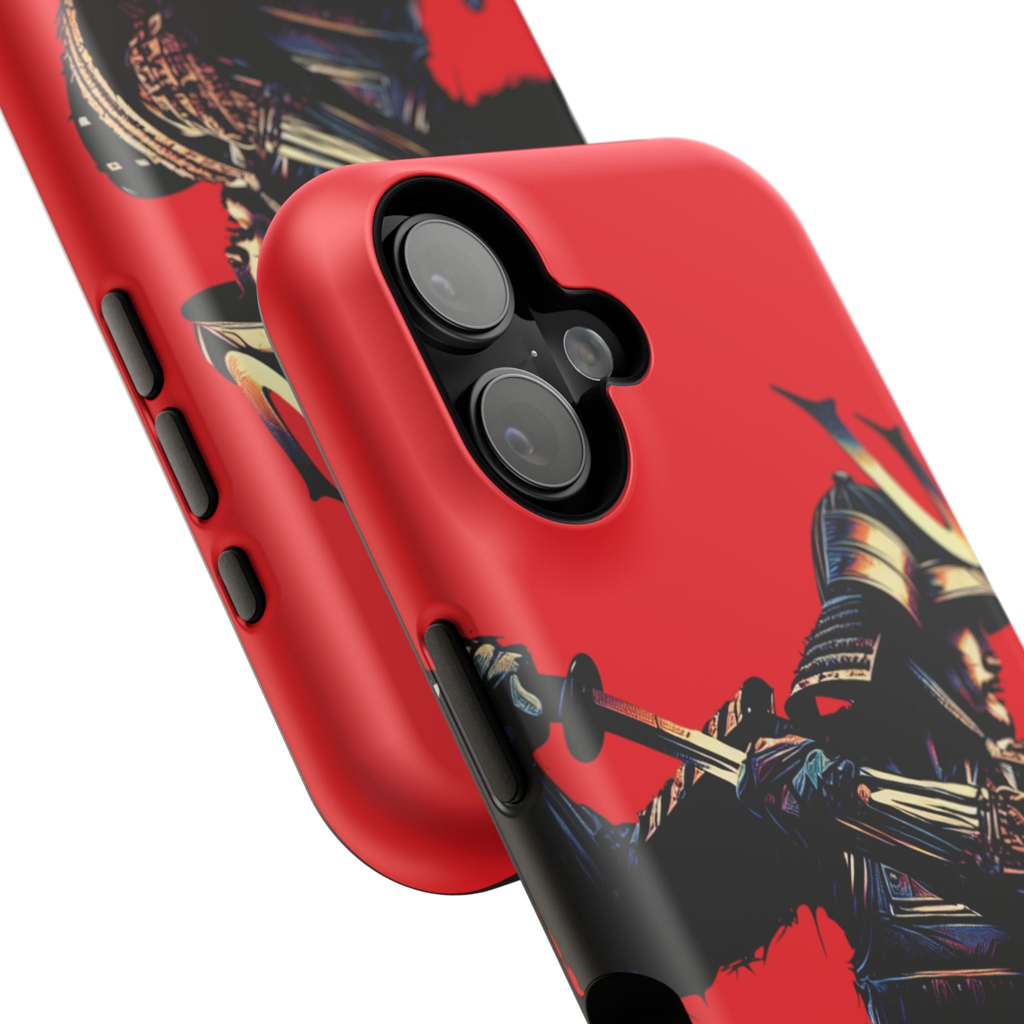 Impact Resistant Phone Case - Samurai Red Warrior