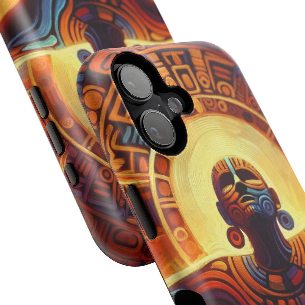Impact Resistant Phone Case - Aztec Man