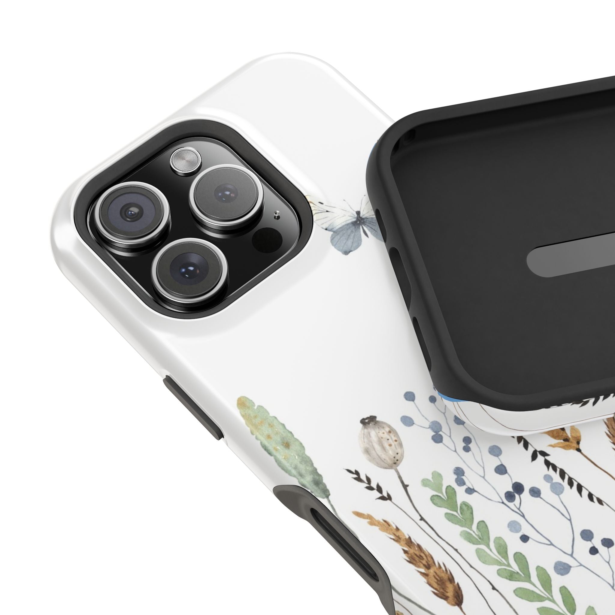 Floral Impact-Resistant Phone Case