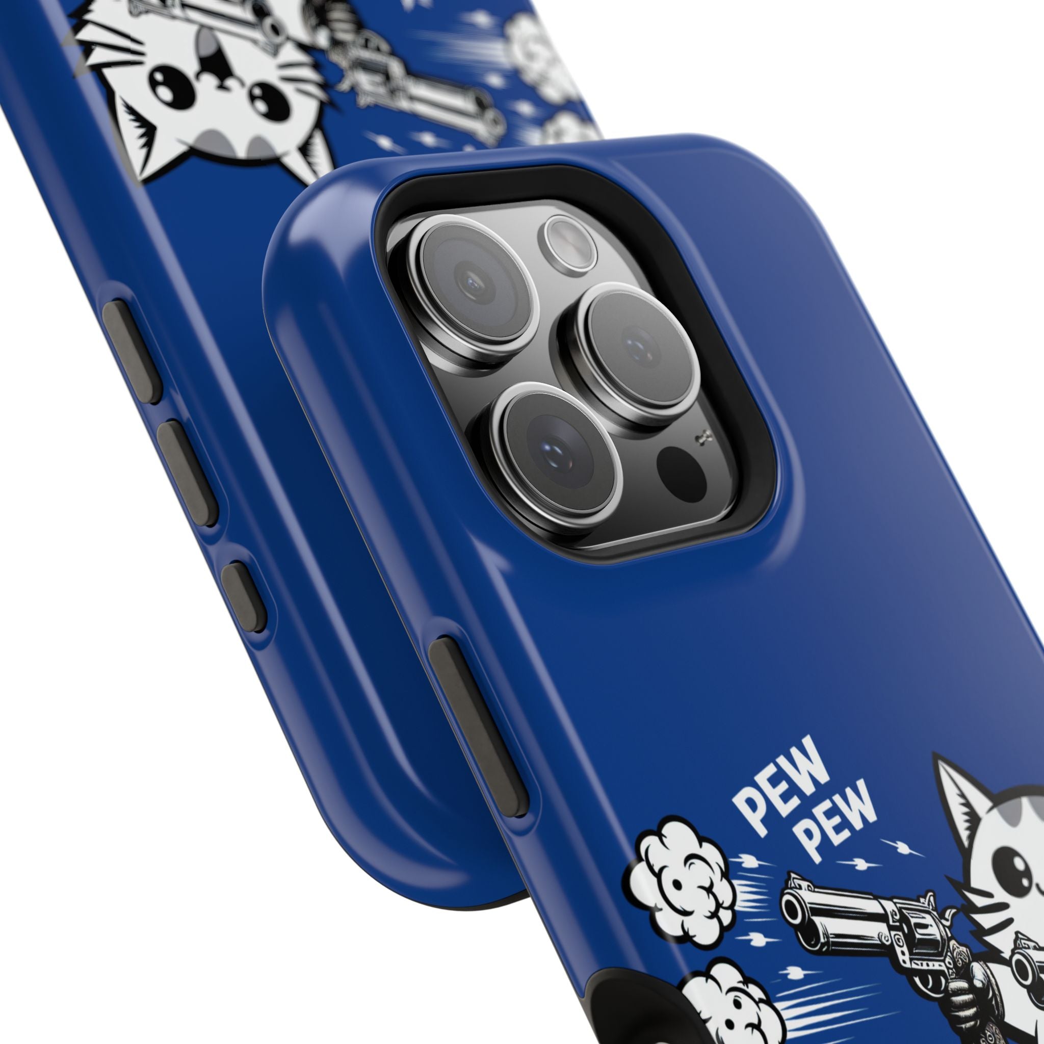 Kitty Pew Pew Impact Resistant Phone Case
