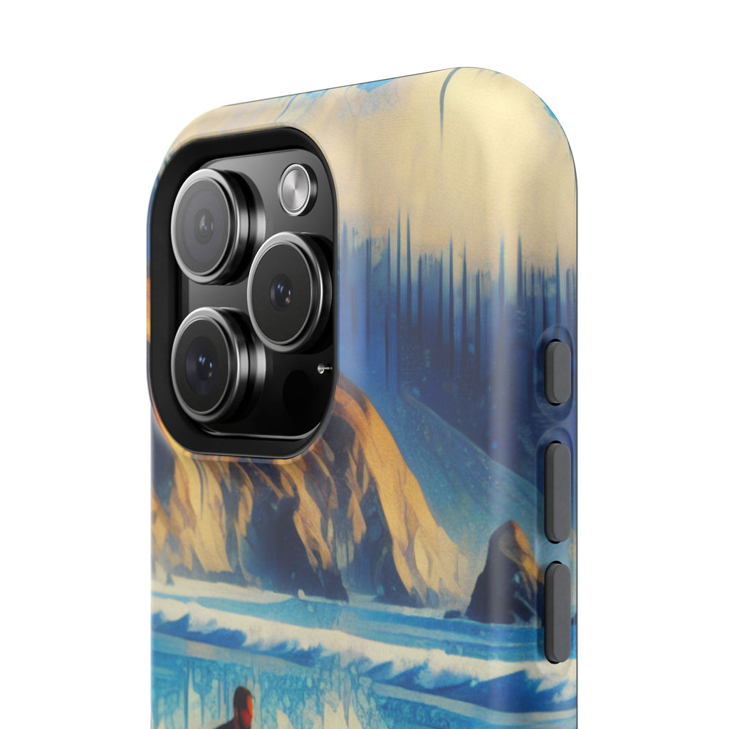 Impact Resistant  Phone Case, Ocean Waves, Summer Memories Protective Case