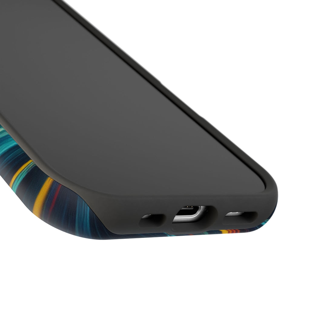 Surfer Riding Waves Impact Resistant Phone Case