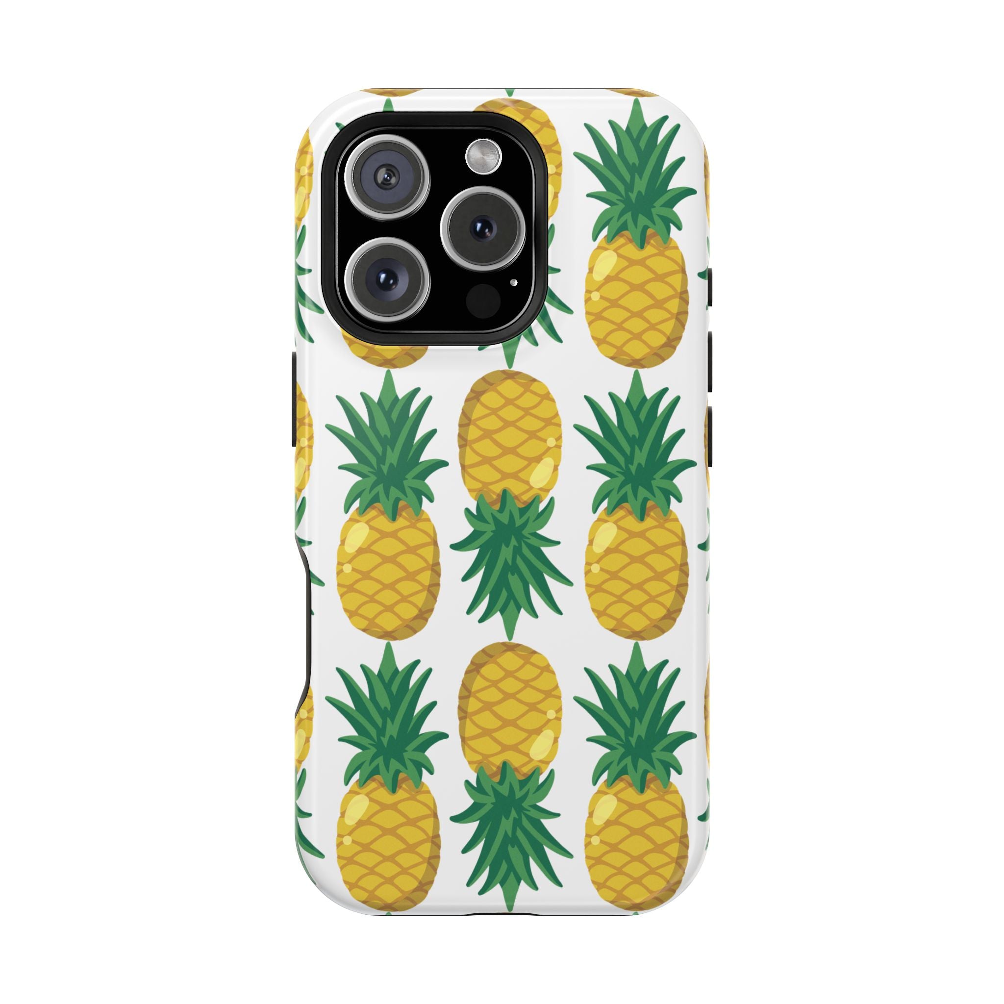 Pineapple Print Phone Case - Impact-Resistant